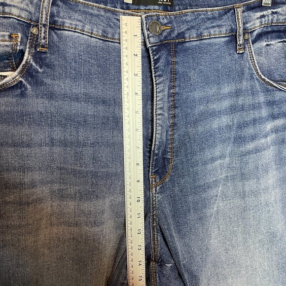 Kut from the Kloth Women Ana High Rise Fab Ab Flare Stretch Denim Jean 24W Plus - Picture 8 of 11